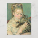 Buscar gato francés postales Mujer