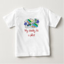 Buscar piloto bebe camisetas Aeroplano