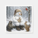 Buscar muñecos de nieve servilletas Para todos