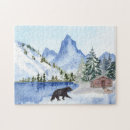 Buscar de la cabina puzzles Montañas