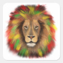 Buscar león rojo pegatinas Rasta
