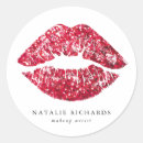 Buscar cosmetología pegatinas Labios rojos