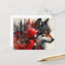 Buscar lobo rojo postales Contenido generativo