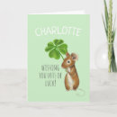 Buscar tréboles tarjetas Buena suerte