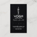 Buscar profesor la yoga de tarjetas de visita Salud