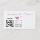 Buscar pecho tarjetas de visita Rosa