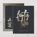 Buscar 42 años invitaciones Guión