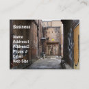 Buscar paisajes urbanos tarjetas de visita Pintada