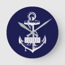 Buscar ancla azul relojes de pared Nombre