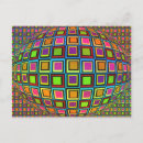 Buscar arte óptico postales Abstracto