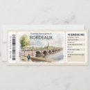 Buscar francia 10x23 invitaciones Tarjeta de embarque