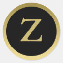 Buscar monograma z pegatinas Elegante