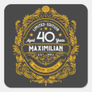 Buscar celebración de 40 años pegatinas Invitados