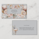 Buscar grey tarjetas de visita Boho