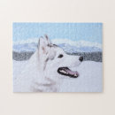 Buscar husky siberiano puzzles Blanco