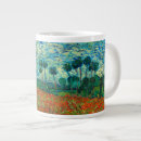 Buscar amapolas de campo tazas Van gogh