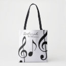 Buscar notas musicales bolsos Para ella
