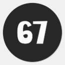 Buscar número 67 pegatinas Seis