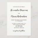 Buscar tradicional invitaciones Minimalista