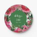 Buscar watercolor floral platos Verde