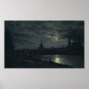 Buscar luz de luna posters Pintura