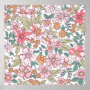 Buscar estampado de flores retro posters Vintage