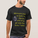 Buscar mormón camisetas Mormones