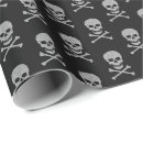 Buscar calaveras papel de regalo Antiguo