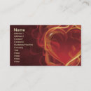 Buscar amor oscuro tarjetas de visita Corazón