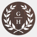 Buscar laurel wreath pegatinas Monograma