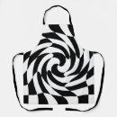 Buscar ajedrez delantales Blanco y negro