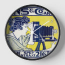 Buscar cámara relojes de pared Ilustracion