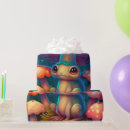 Buscar rana linda papel de regalo Cualquier niño