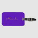Buscar purple etiquetas para maletas Minimalista
