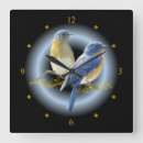 Buscar pájaro negro relojes de pared General y unisex