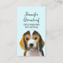 Buscar el caminar del perro tarjetas de visita Para mascotas