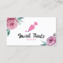 Buscar pastelería tarjetas de visita Elegante