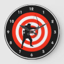 Buscar bullseye relojes de pared Tiro con arco