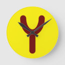 Buscar impresionante relojes de pared Rojo