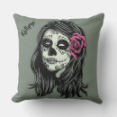 Buscar dia de los muertos cojines Rosa
