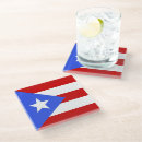 Buscar bandera de puerto rico posavasos Azul