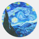 Buscar pinturas de van gogh pegatinas Estrellas