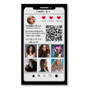 Buscar qr code tarjetas de visita Perfil de medios sociales