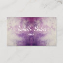 Buscar watercolour tarjetas de visita Púrpura