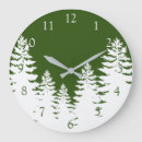 Buscar silueta del árbol relojes de pared Minimalista