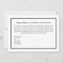 Buscar edición limitada postales Certificado de autenticidad