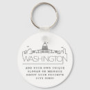 Buscar washington llaveros Silueta