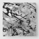 Buscar extracto blanco y negro relojes de pared Gris