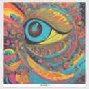 Buscar psicodélico pegatinas Hippy