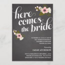 Buscar aquí viene la novia invitaciones Flores